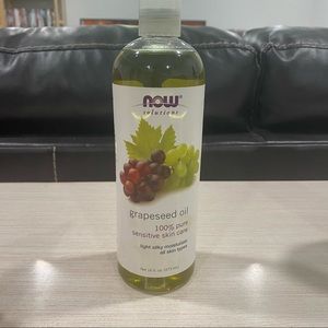 Now grape seed oil